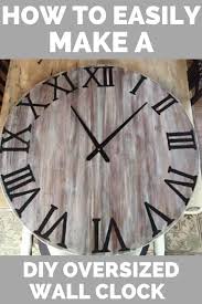 Better yet, you'll find a. Diy Oversized Wall Clock Made From A Tabletop West Magnolia Charm