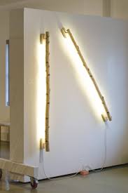 Wooden Birch Tree Sapling Branch Led Wall Sconce Or Chandelier