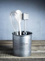 Store all your cooking tools together in one convenient spot with kitchen utensil holders for your countertop. Kitchencraft Industrial Kitchen Metal Utensil Holder Very Co Uk