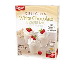 Creamy, delicious cheescake ready in no time! Amazon Com Royal Delights White Chocolate Dessert Mix 8 86 Oz Makes 6 Servings Prepare As Parfait Mousse No Bake Pie Easy And Fun To Make Includes Filling Mix And Pie