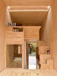 Chinese Students Build Wood House That Occupies Just 7 Square Meters Tiny House Design Building A Tiny House Tiny House Living
