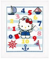 Vervaco Sailor Hello Kitty Cross Stitch Kit 0149845
