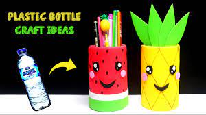 Dengan hanya botol dan beberapa alat, kamu bisa membuat tempat pensil yang unik dari botol bekas. Cara Mudah Membuat Tempat Pensil Buah Buahan Dari Botol Plastik Bekas Ide Kreatif Botol Bekas Youtube