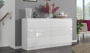 Suchen sie eine kommode 30 cm tief oder eine kommode 35 cm tief pharao24de bietet hier eine grosse auswahl gunstige preise top qualitat. Kommode 6 Schubladen Hochglanz Weiss Beste Qualitat Ebay