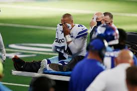 Get the latest news and information for the dallas cowboys. Dak Prescott Injury Cowboys Qb Carted Off After Hurting Leg