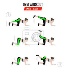 Weitere ideen zu sportübungen, übung, fitness workouts. Beinheben Tri Set Sportubungen Ubungen Mit Freiem Gewicht Fototapete Fototapeten Training Schwingen Esel Myloview De