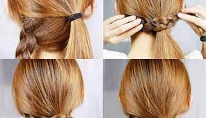 Hairlook semiraccolti con intrecci a due ciocche facili da fissare sulla nuca oppure con effetto nodo da realizzare con una ciocca di capelli a parte. Capelli Lunghi 10 Acconciature Facili Da Fare In Pochi Minuti