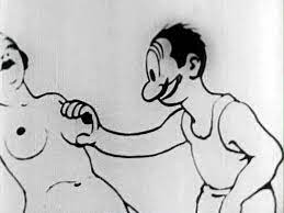 Animated Busty Babe Fucked by Big Cock Man 1920s: Vintage Cartoon Porn