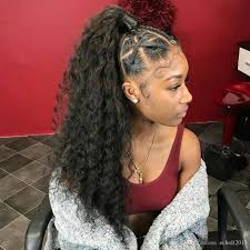 In todays video i show you how to do this very simple but cute #braid #ponytail. 40 Cute Classy Black Ponytails Hairstyles In 2019 Black Classy Cute Hairstyles Ponyta Hair Styles Cute Ponytail Hairstyles Hair Ponytail Styles