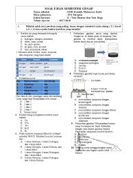 Download rpp ipa terapan smk kelas x kurikulum 2013 revisi 2017 2018 semester 1 dan 2 jurusan pariwisata. Soal Ipa Terapan Semester Genap
