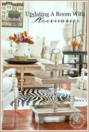 Check out our helpful living room update ideas below, and then decide which ones you want to try today — you'll love how quickly and easily your living room makeover will come together. Updating A Room With Accessories Stonegable