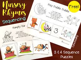 free nursery rhymes sequencing printables totschooling toddler preschool kindergarten educational printables