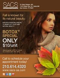 Botox Special For October Aesthetic Clinic Botox Skin Care Specials