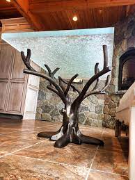 With the table legs done, i just needed to connect them with the long stretchers for added stability. Bronze Tree Table Base Arc Iron Creations Facebook