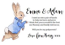 Fairy godmother ornament godmother gift godmother proposal gift will you be my godmother gift godmother christmas ornament personalized gift. Home Garden Greeting Cards Party Supply Will You Be My Godmother Card Scratch Card Bunny Easter Rabbit Poem Extra Pair