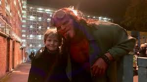 Harbour had supporting roles in films such as. David Harbour Poses With Young Fan Bobby From Southville Age 8 At Waring House Bristol C Benjamin Greenacre The Bottle Yard Studios