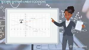 Linear equalities or linear inequalities, both types can be plotted on a graph. How To Solve Systems Of Linear Equations By Graphing Video Lesson Transcript Study Com
