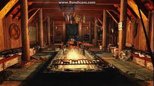 This is a render of my recent work done on my longhouse. Skyrim Viking Longhouse Youtube
