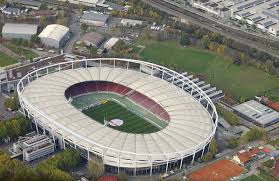 Mercedes Benz Arena Sports Stadium From Above Former Gottlieb Daimler Stadion Stuttgart Baden Wurttemberg Germany All Prints Ar With Images Stuttgart Football Stadiums