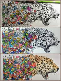 Cheetah From Animorphia Coloring Book Illustrated By Kerby Rosanes Animorphia Coloring Coloring Book Art Animorphia Coloring Book