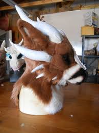 Realistic Deer Dragon Head 2014 Furry Art Fursuit Head Dragon Fursuit