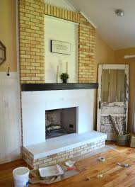 how to paint a brick fireplace sarah joy brick fireplace fireplace brick fireplace makeover