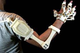 Alex Czech S 3d Printable Exoskeleton Hands Are Now Extended To Full Arms 3dprint Com The Voice Of 3d Printing Additive Manufacturing 3d Printer Designs Prints 3d Printer