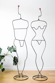 Vintage 80s Ikea Valet Stands His And Hers Figural Valet Stand Clothing Rack Ikea Furniture Hacks