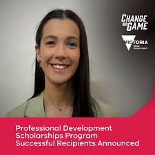 Congratulations to the following recipients from our basketball community,  that have been awarded a Change Our Game, Professional Development  Scholarships Program: Katherine Gourley