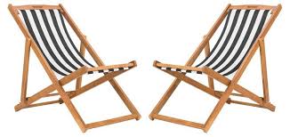 Black And White Outdoor Chairs S 2 Tisch Sling Chairs Black White 199 00 Sling Chair Outdoor Chairs Patio Chairs