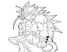 Dibujos de kakarotto son goku en sayajin fase 3 para colorear y pintar. Dibujo De Super Saiyan Para Colorear Dibujos Net