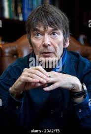 Author Ian Rankin attends the launch of Literary Lunches at The Royal Scots  Club, Edinburgh, announcing