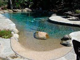 23 Breathtaking Natural Swimming Pools Beach Entry Pool Natural Pool Backyard Beach