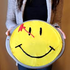 He was sent by the original silk spectre to convince her daughter to return to her. Watchmen Smiley Face Sugar Cookie Popcorner Reviews