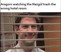 Twenty Five Lord Of The Rings Memes For The Shire Folk Really Funny Memes Office Memes Stupid Memes