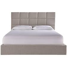 Includes solid wood support system; O Connor Designs Modern Onyx Bacall King Bed With Upholstered Headboard Sprintz Furniture Platform Beds Low Profile Beds