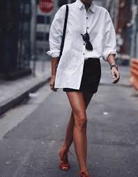 20 Ways To Wear A White Shirt From Luxe With Love Boyfriend Shirt Outfits Shirt Outfit Women Boyfriend Shirt Style