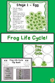 frog life cycle unit lots of fun activities for 1 3