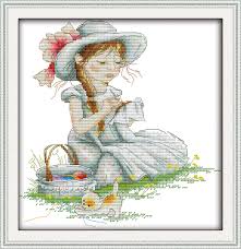 Joy Sunday Cartoon Style The Embroidery Girl Counted Free