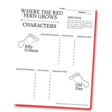 Where The Red Fern Grows Characters Analyzer By Wilson Rawls