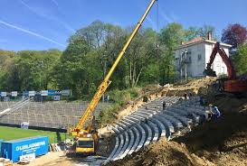Stade joseph marien (forest) capacité. Union Saint Gilloise Le Stade Marien Sera T Il Pret Pour La Saison Prochaine Visite Des Travaux En Avant Premiere Bx1
