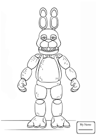 Fnaf Bonnie Coloring Pages Printable Fnaf Coloring Pages Coloring Books Coloring Pages