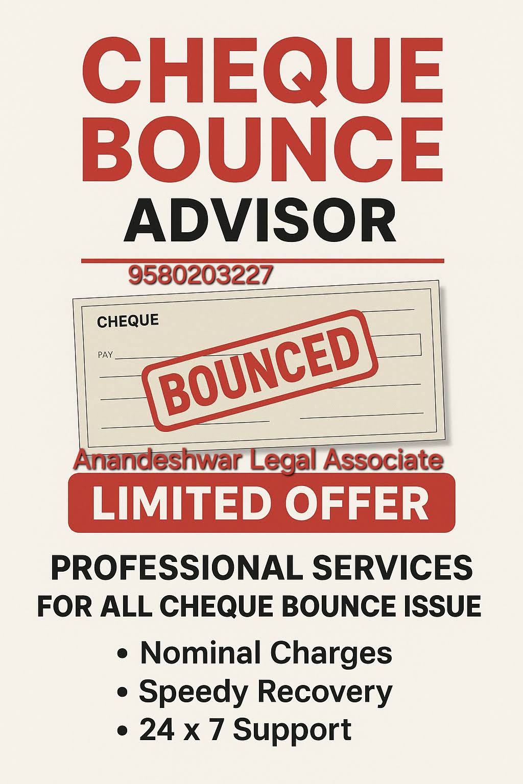 Cheque bounce Adviser product image