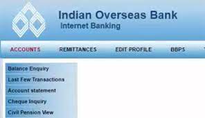 Balance check is one of the options on the menu. How To Link Aadhaar With Indian Overseas Bank Account Aadhaar Card