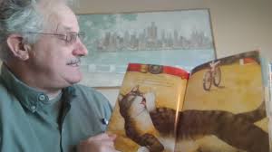 Duck borrows a bike and cruises around the farm., With kind permission from  Blue Sky Scholastic.