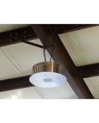 Color of chain is silver. Made In Usa Mistcooling Stainless Steel Overhead Misting Fan With 4 Directional Misting Spray For Indoor Mistco Misting Fan Outdoor Ceiling Fans Ceiling Fan