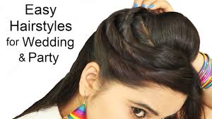 It takes longer to style compared with medium hair, but it also allows for more options. Easy Simple Hairstyle For Party Easy Party Hairstyles For Medium Or Long Hair Hair Puff Youtube