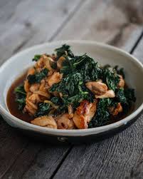 It May Not Be Commonly Used In Chinese Cooking But Kale Is A Fantastic Ingredients To Stir Fry With It Chicken And Kale Recipes Asian Vegetables Chicken Kale