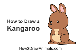 Kangaroo cartoon png collections download alot of images for kangaroo cartoon download free with high quality for designers. How To Draw A Kangaroo Cartoon Video Step By Step Pictures