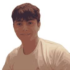 Smiling Jan Dabrowski Sticker